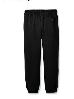 UGG Men's Black Elastic Cuff Joggers